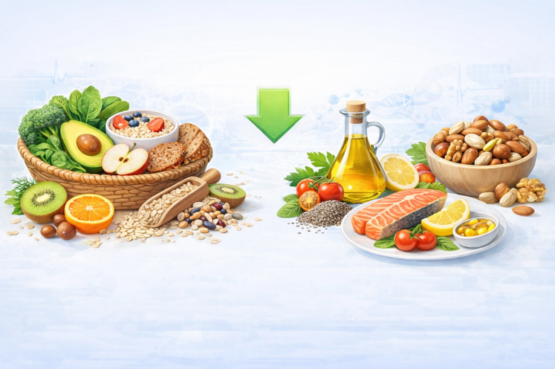 Lebensmittel zur Senkung des Cholesterins: evidenzbasierte Ernährung